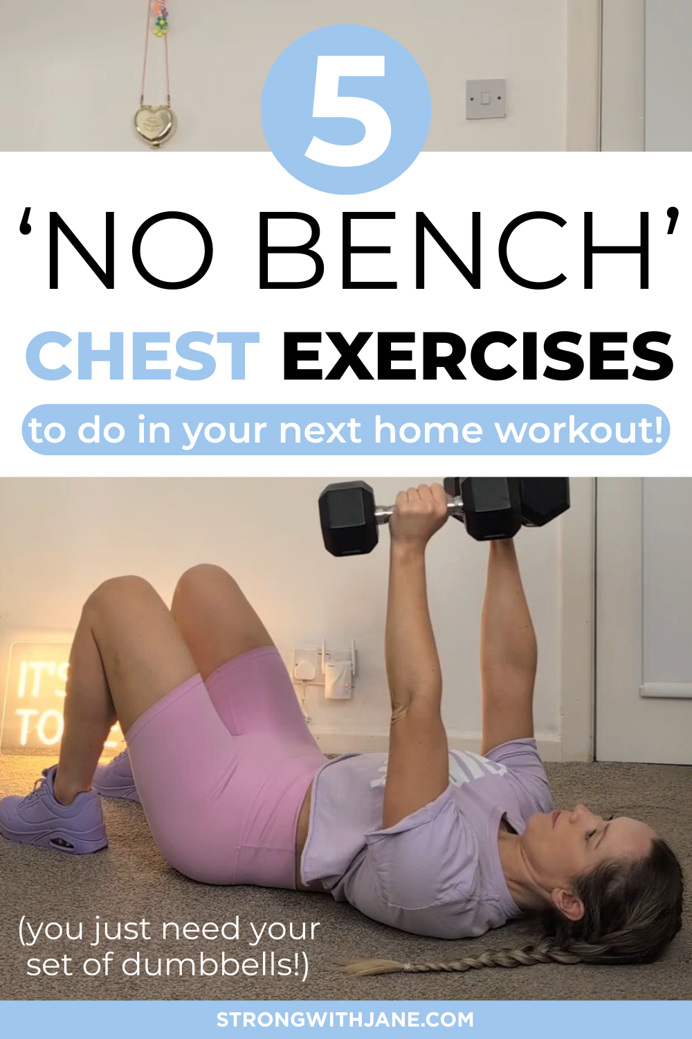 5 'No-Bench' Dumbbell Chest Exercises To Do At Home